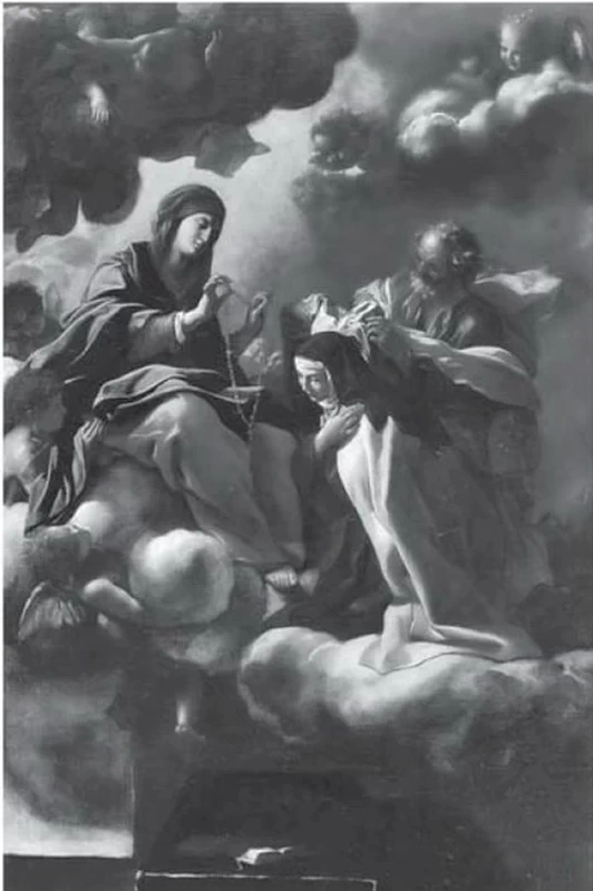 93-Visione di santa Teresa di Avila -  Monastero delle carmelitane scalze della Nocetta, Roma